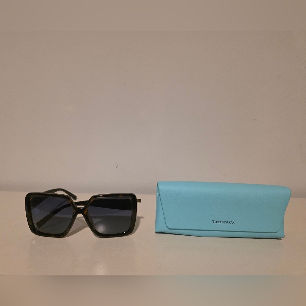Tiffany & Co. Black Sunglasses with Case